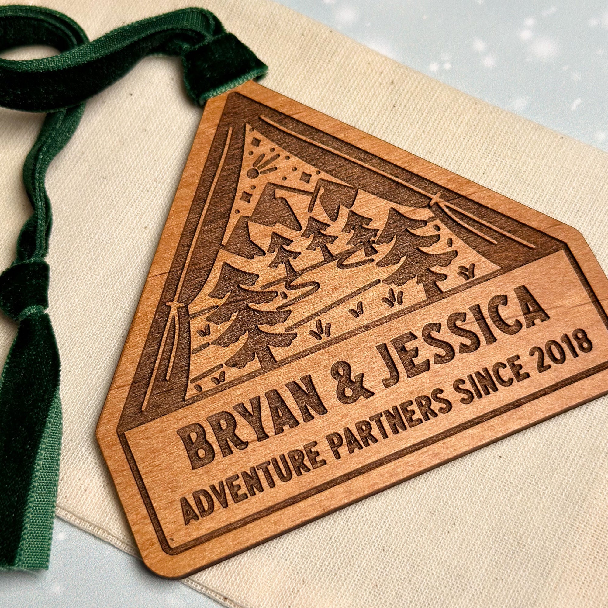 Adventure Partners Tent Camping Wood Ornament Ornaments - Modish Outdoors