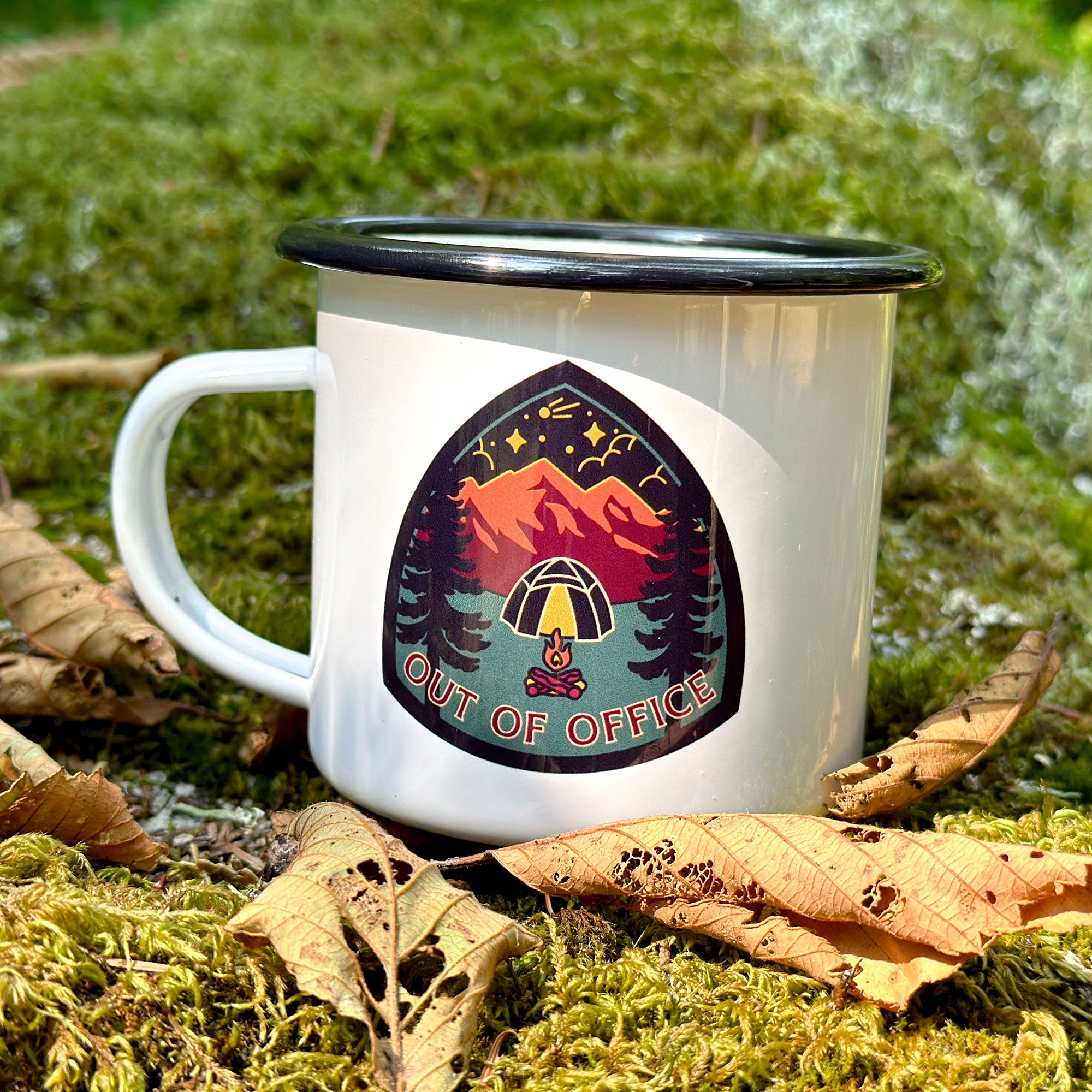 Out of Office Enamel Mug Candle Candles - Modish Outdoors