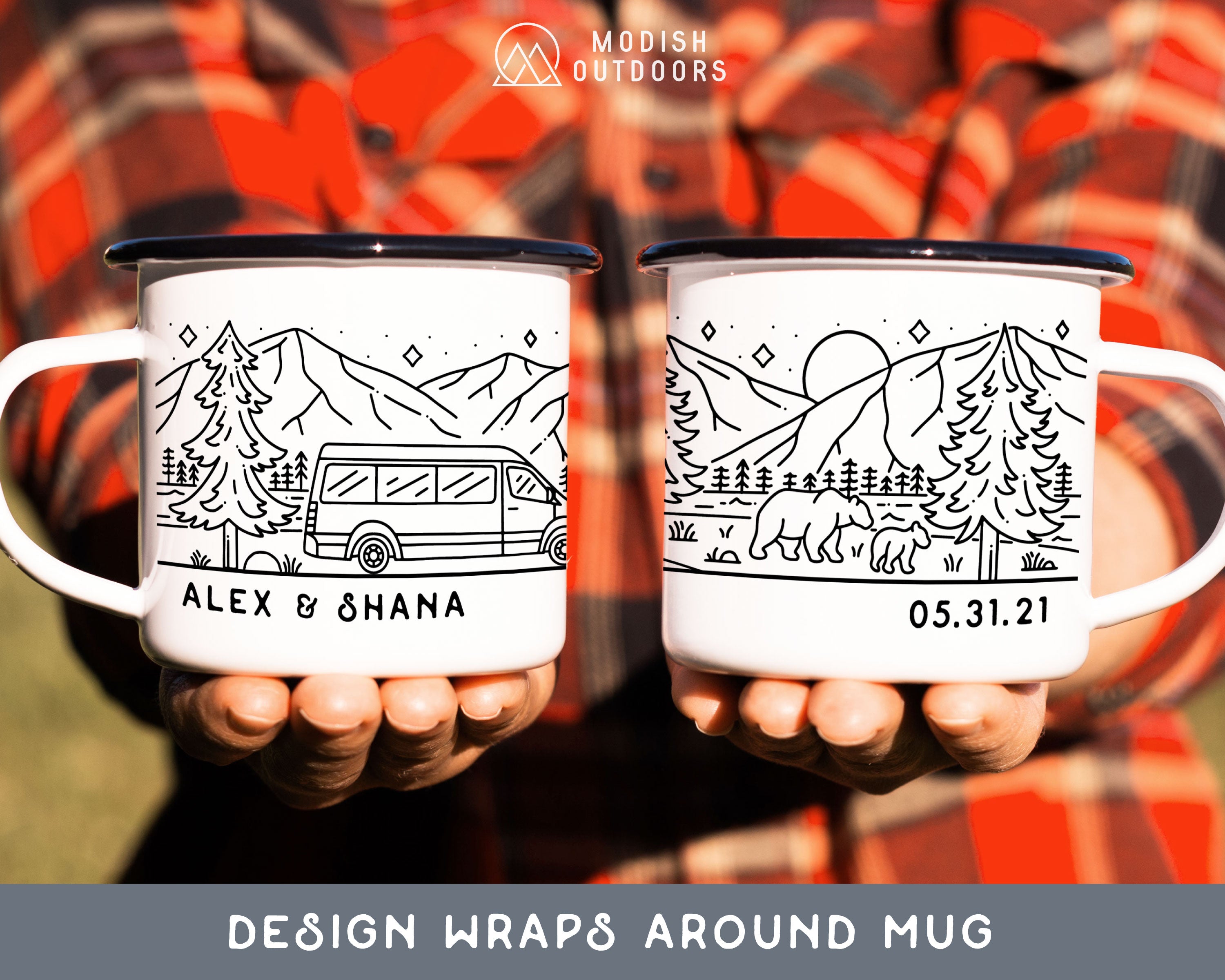 Sprinter Van Personalized Camp Mug