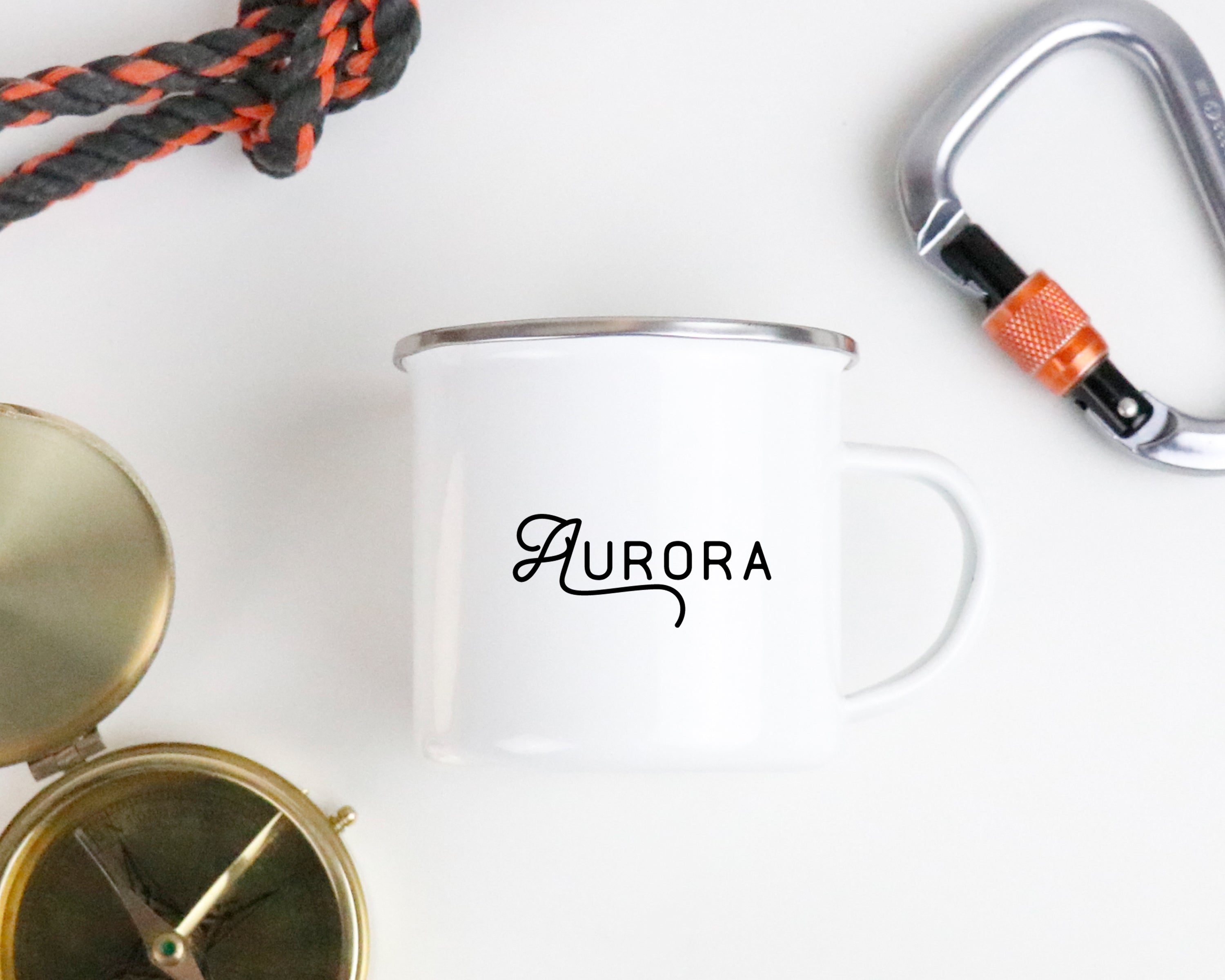 Dog Paw Personalized Camp Mug