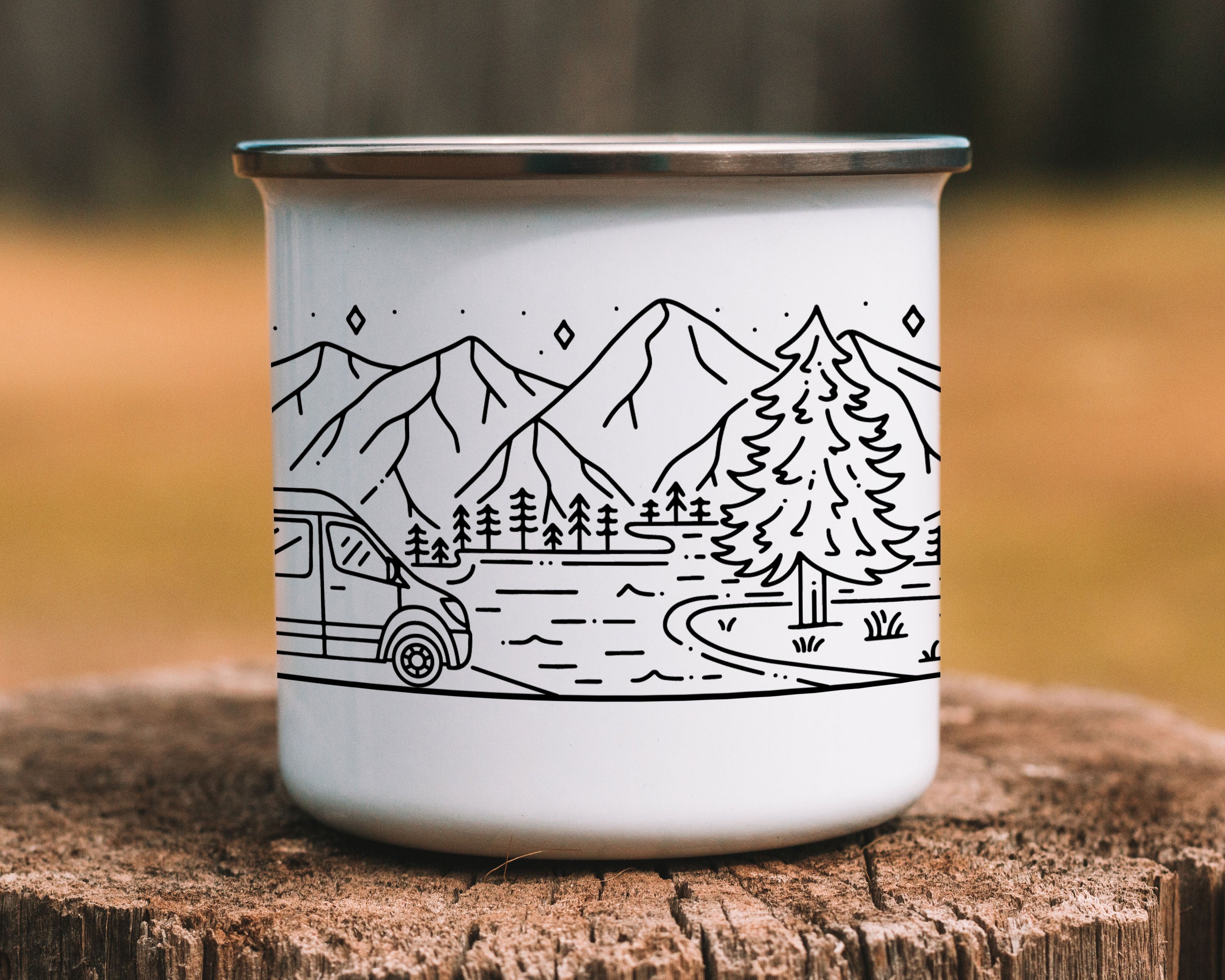 Sprinter Van Personalized Camp Mug