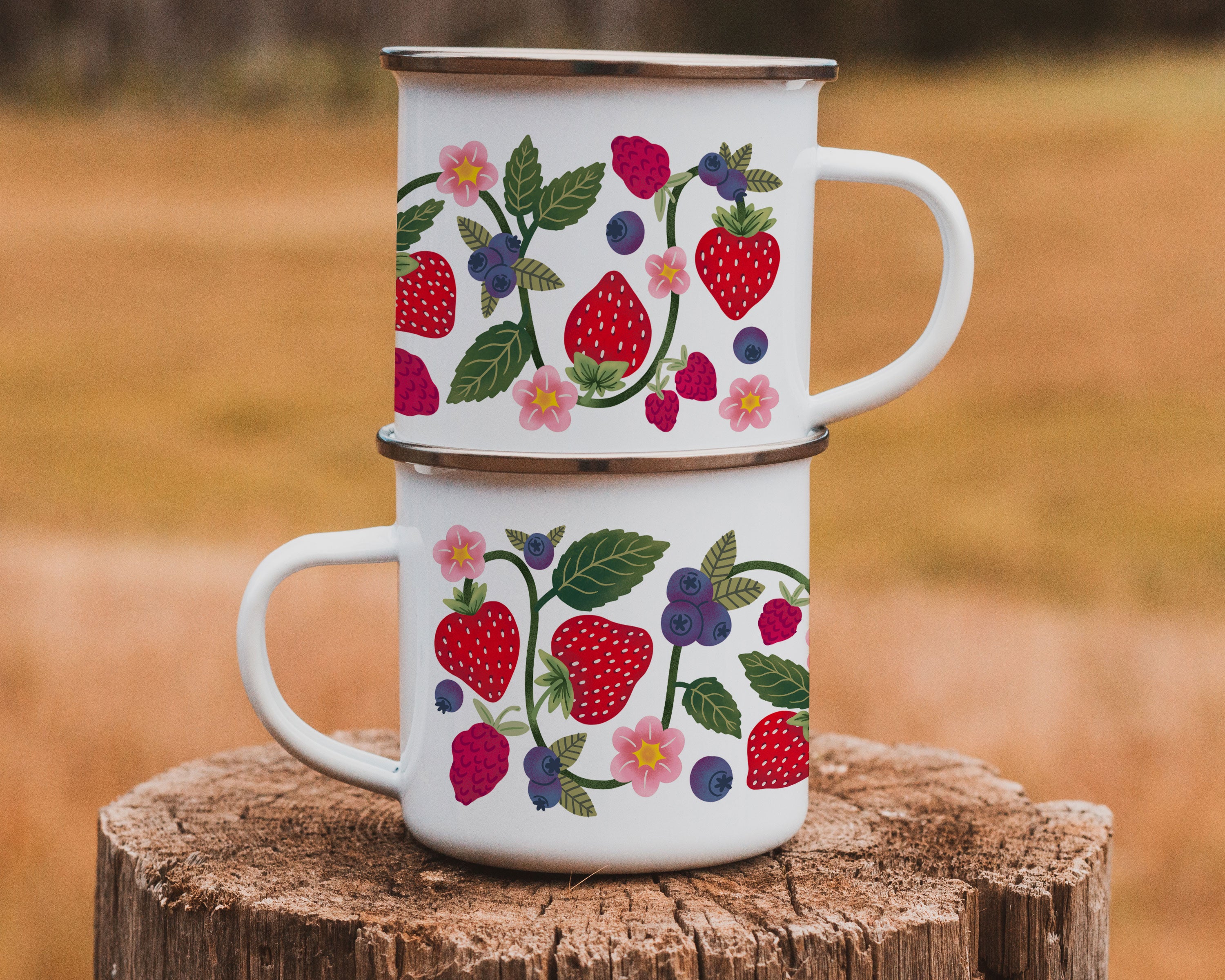 Berries Camp Mug
