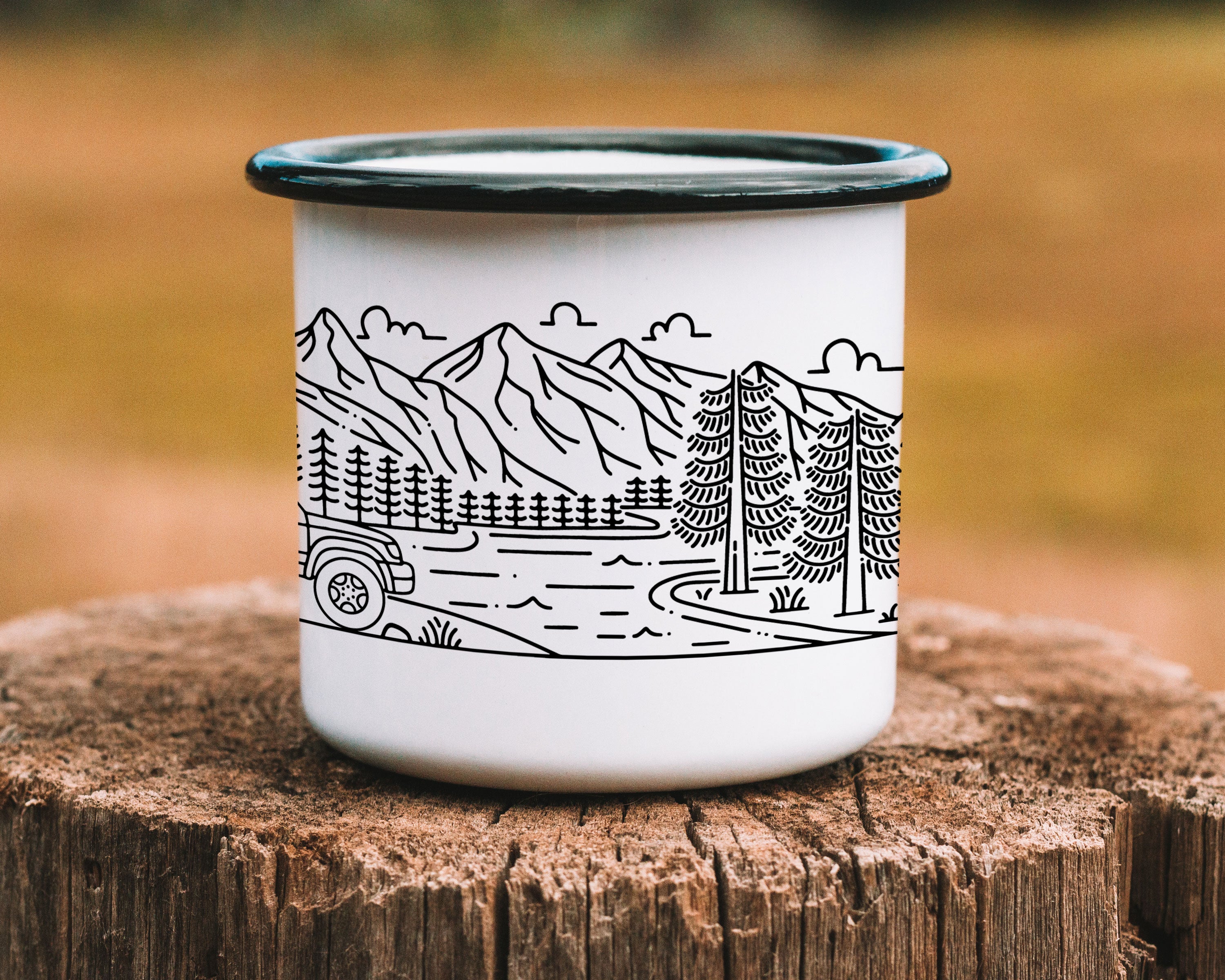 Toyota 4Runner Camping Offroad Personalized Camp Mug