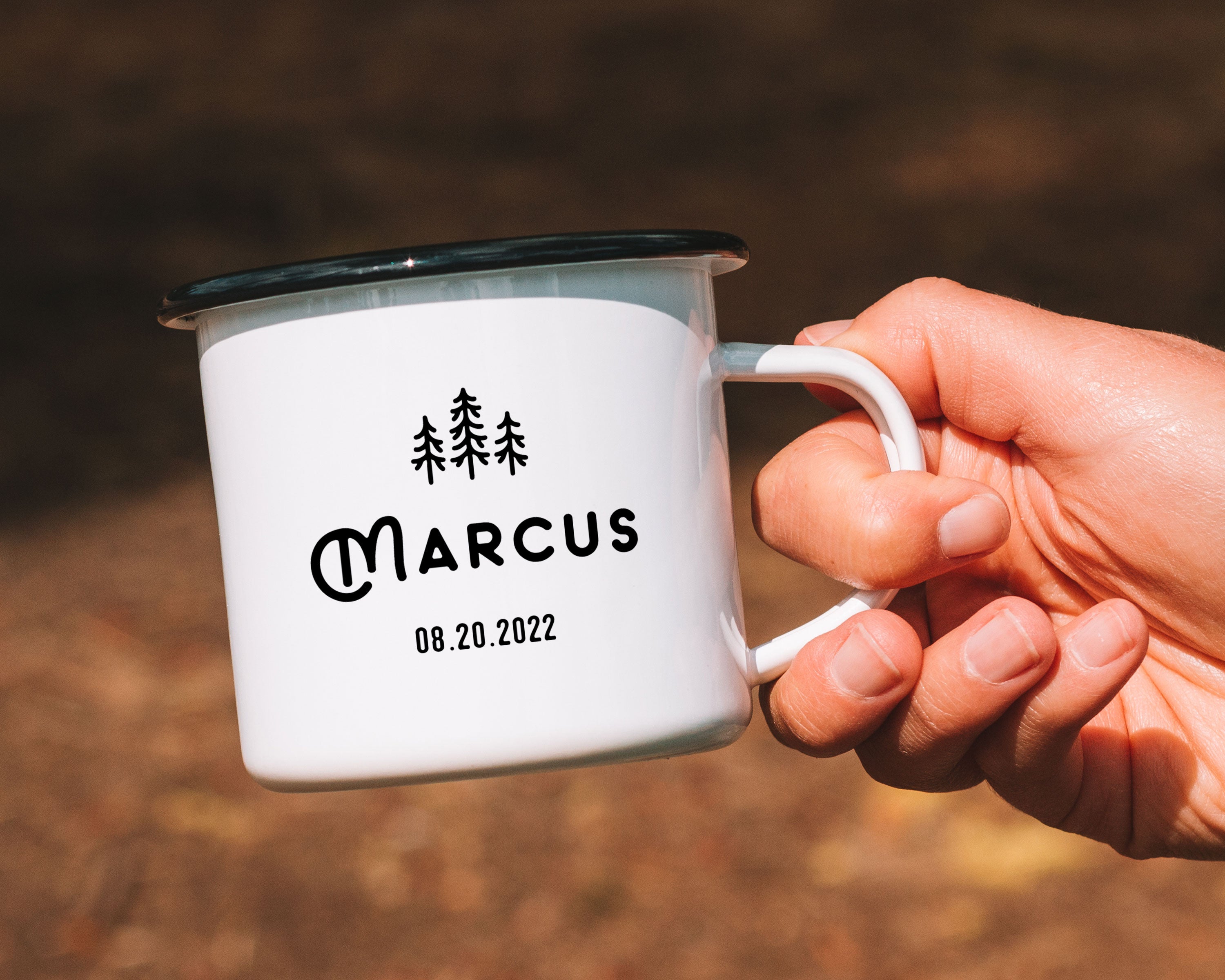 Diamond Bridal Party Wedding Personalized Camp Mug