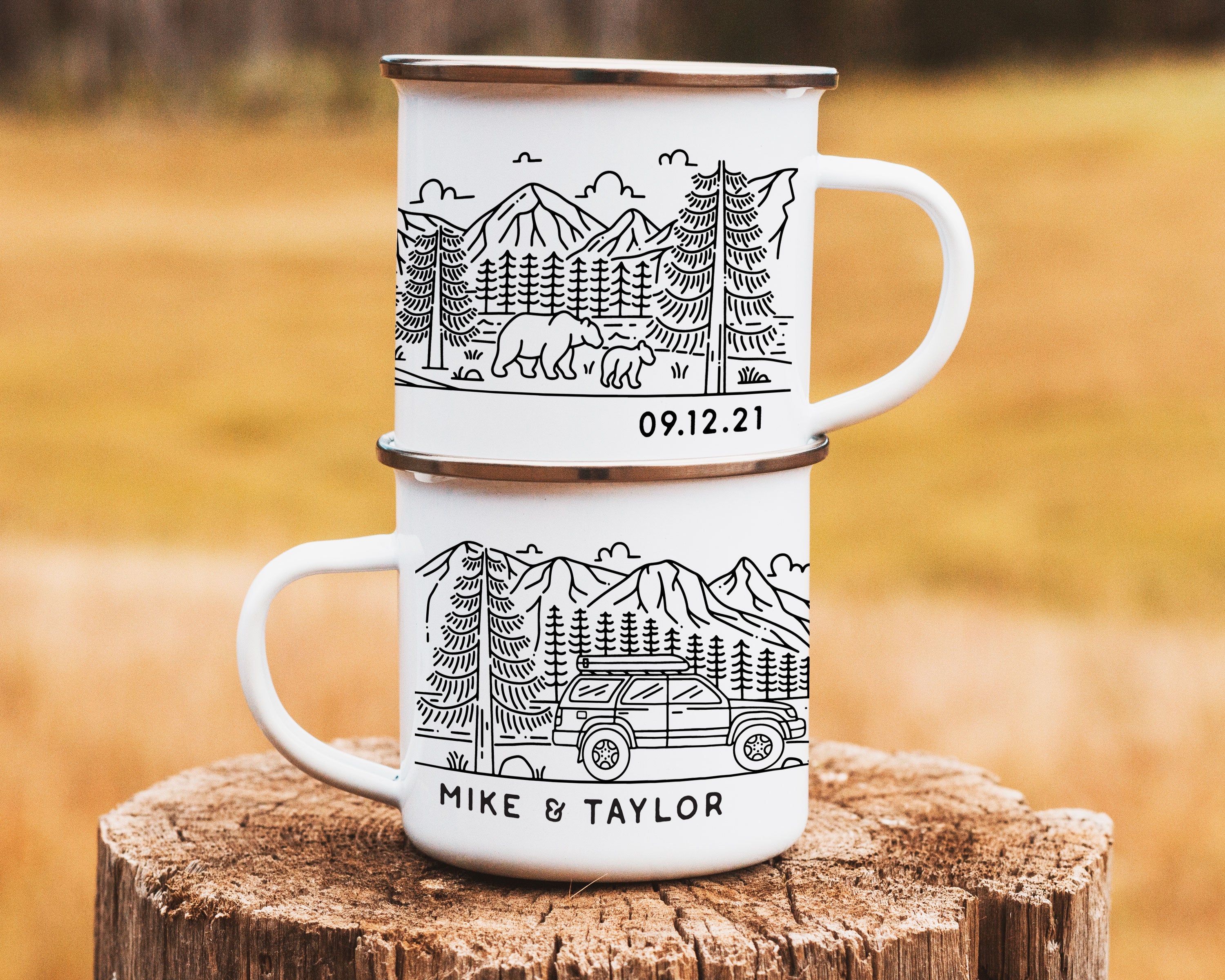 Toyota 4Runner Camping Offroad Personalized Camp Mug